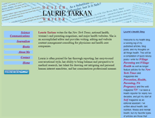 Tablet Screenshot of laurietarkan.com